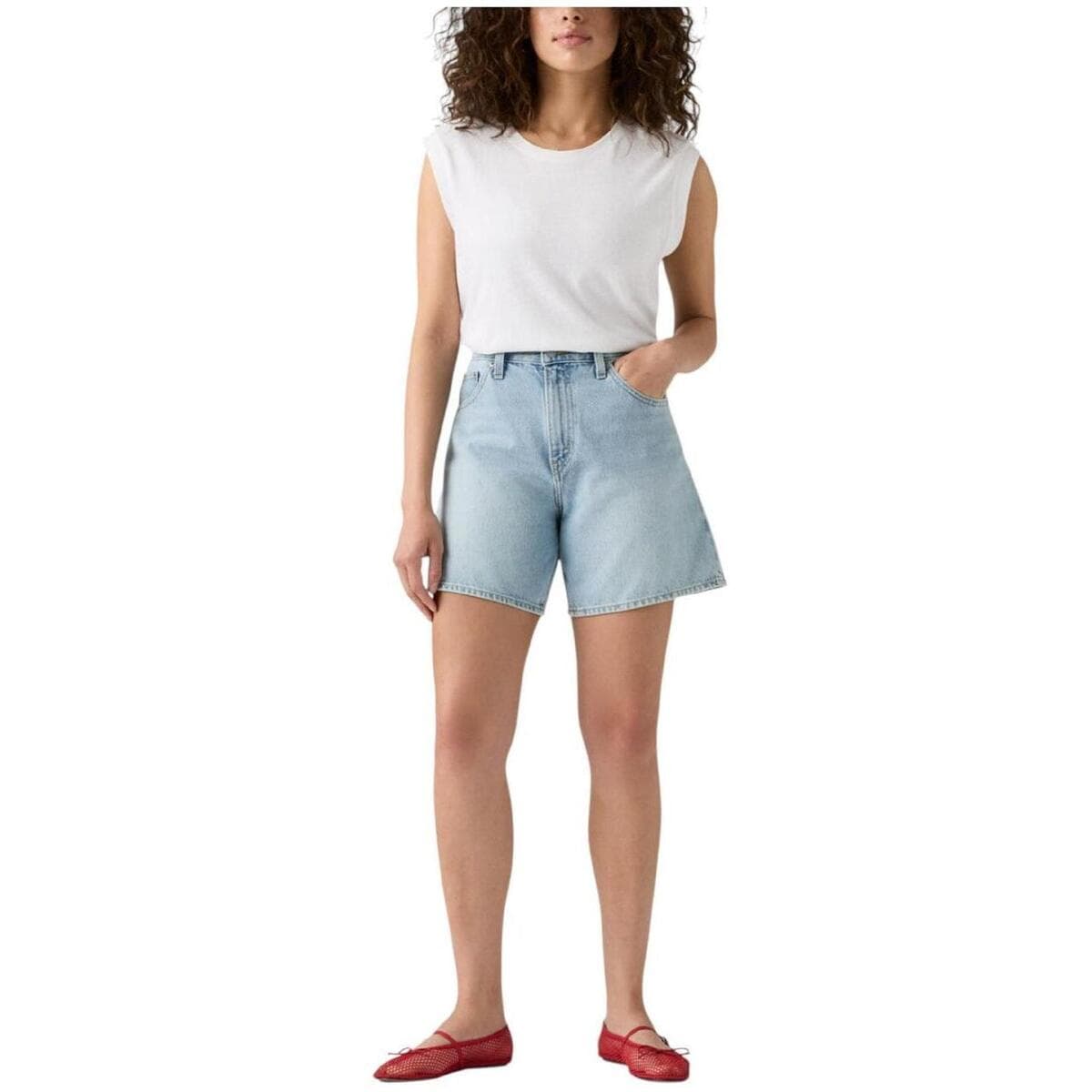Women's Shorts Levis Blue