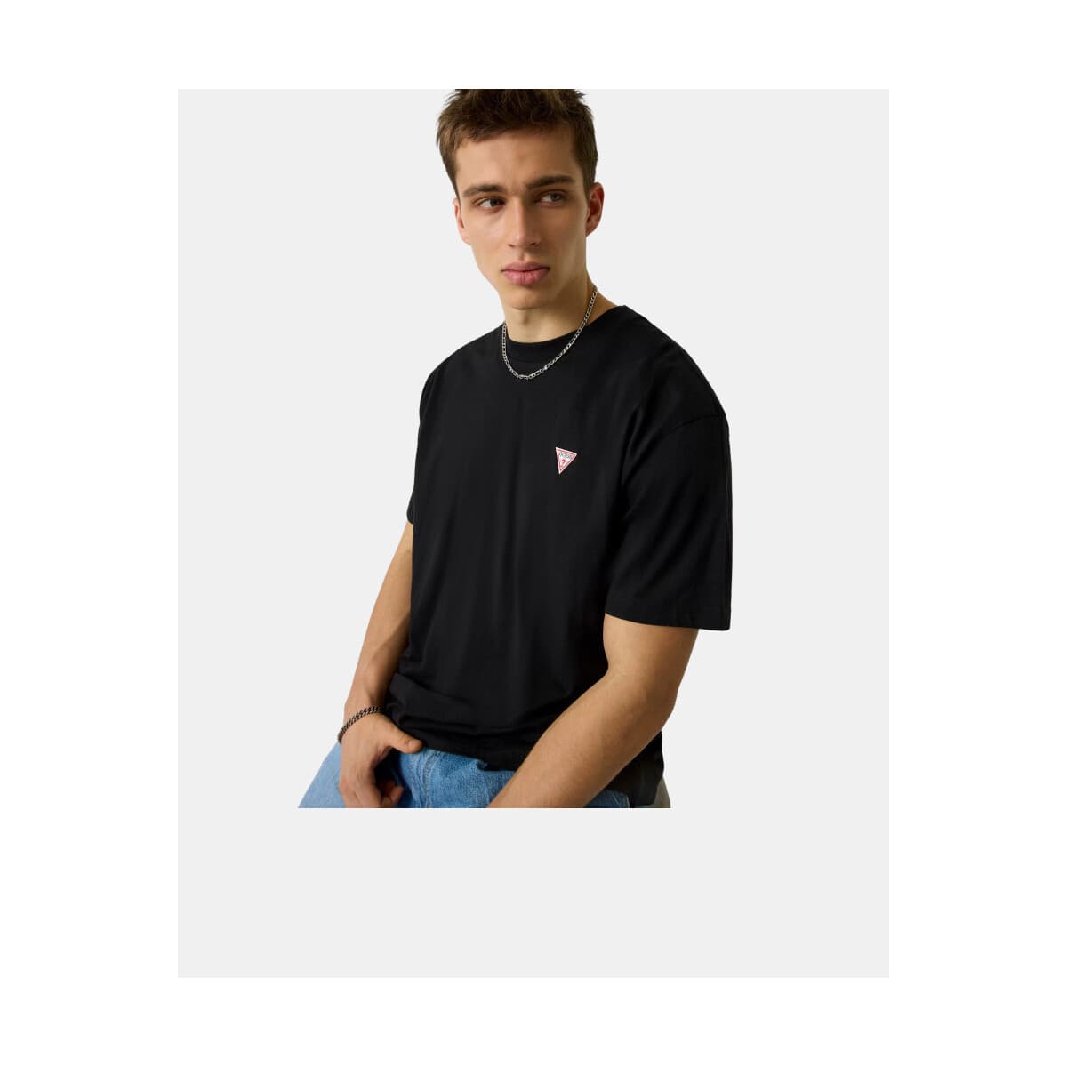 Men's T-Shirts Guess Black