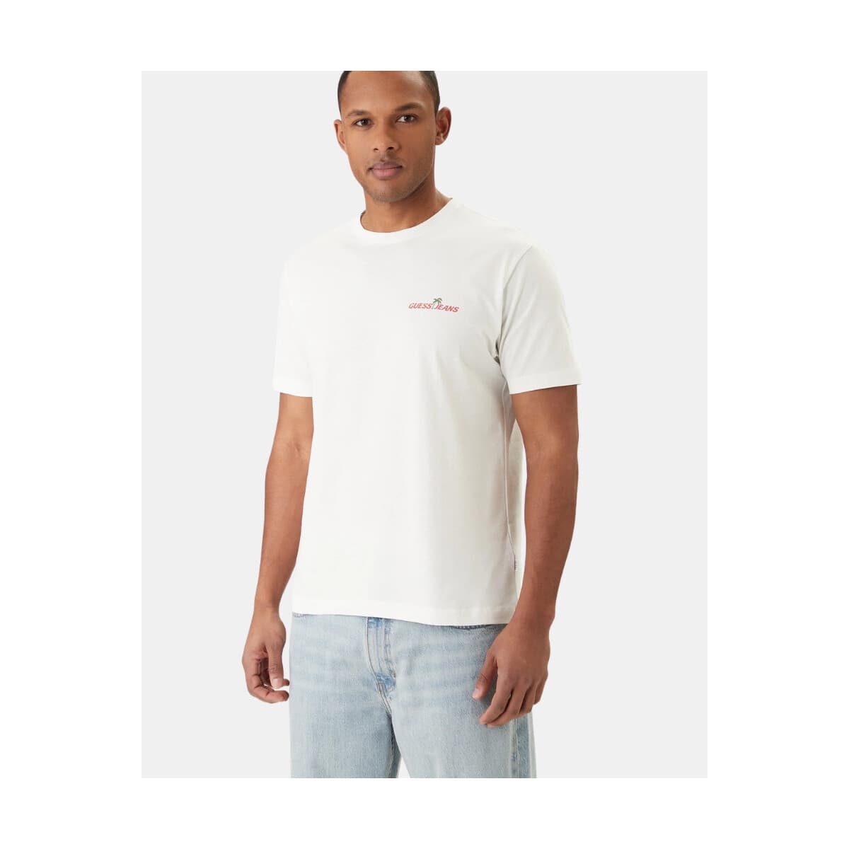 Men's T-Shirts Guess White