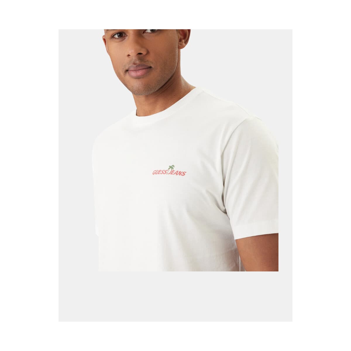 Men's T-Shirts Guess White