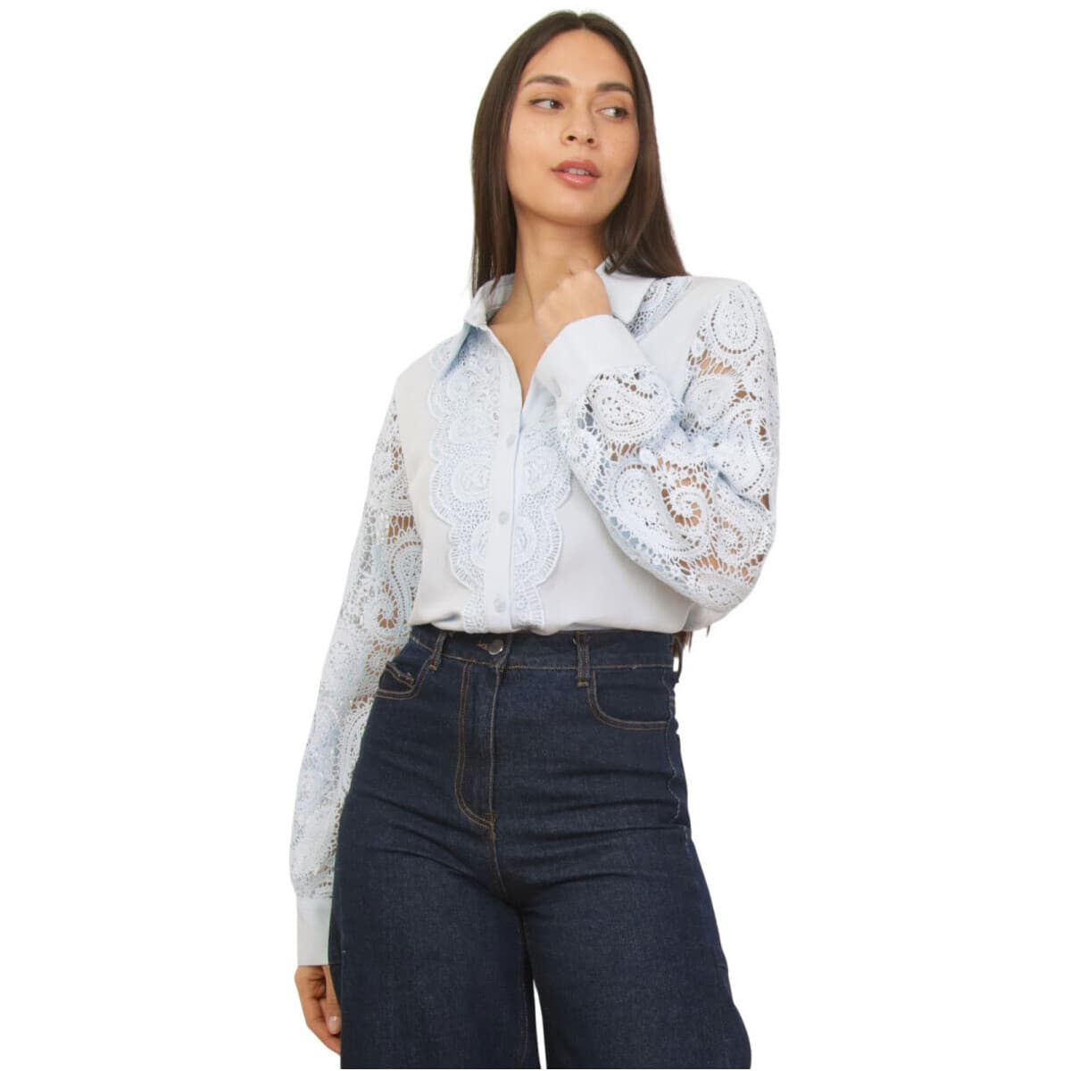 Women's Shirts La Modeuse Blue