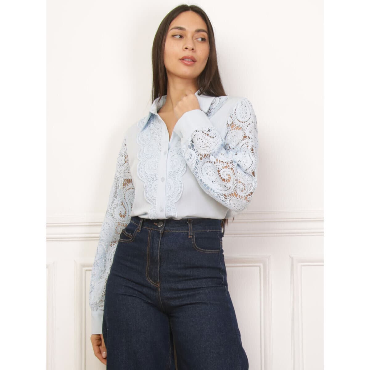 Women's Shirts La Modeuse Blue