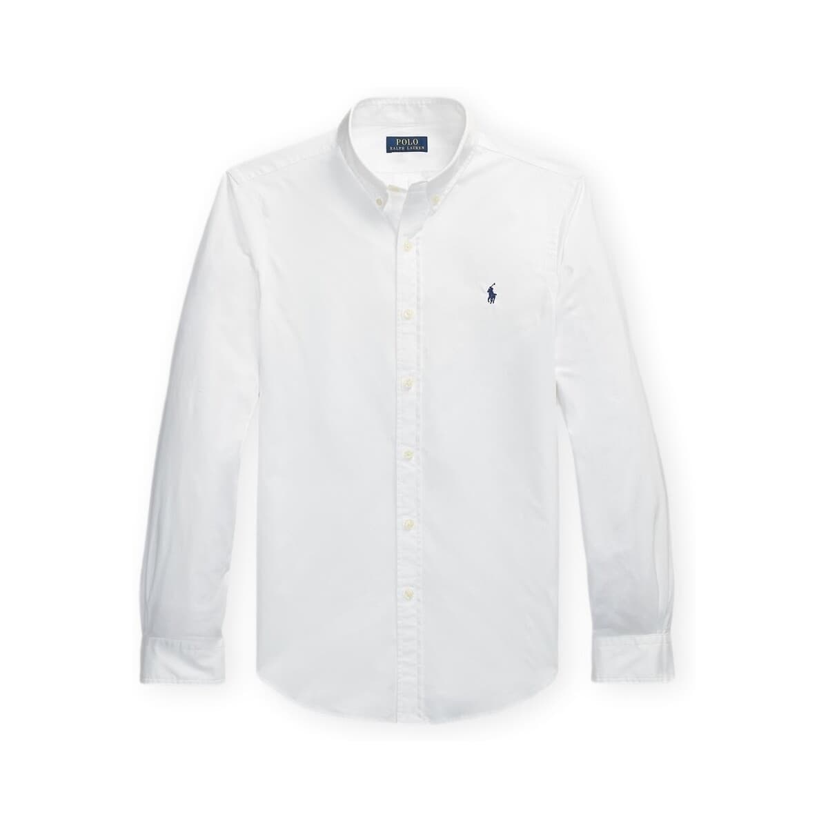 Πουκάμισο με μακριά μανίκια Polo Ralph Lauren Oxford Custom Fit Shirt - White