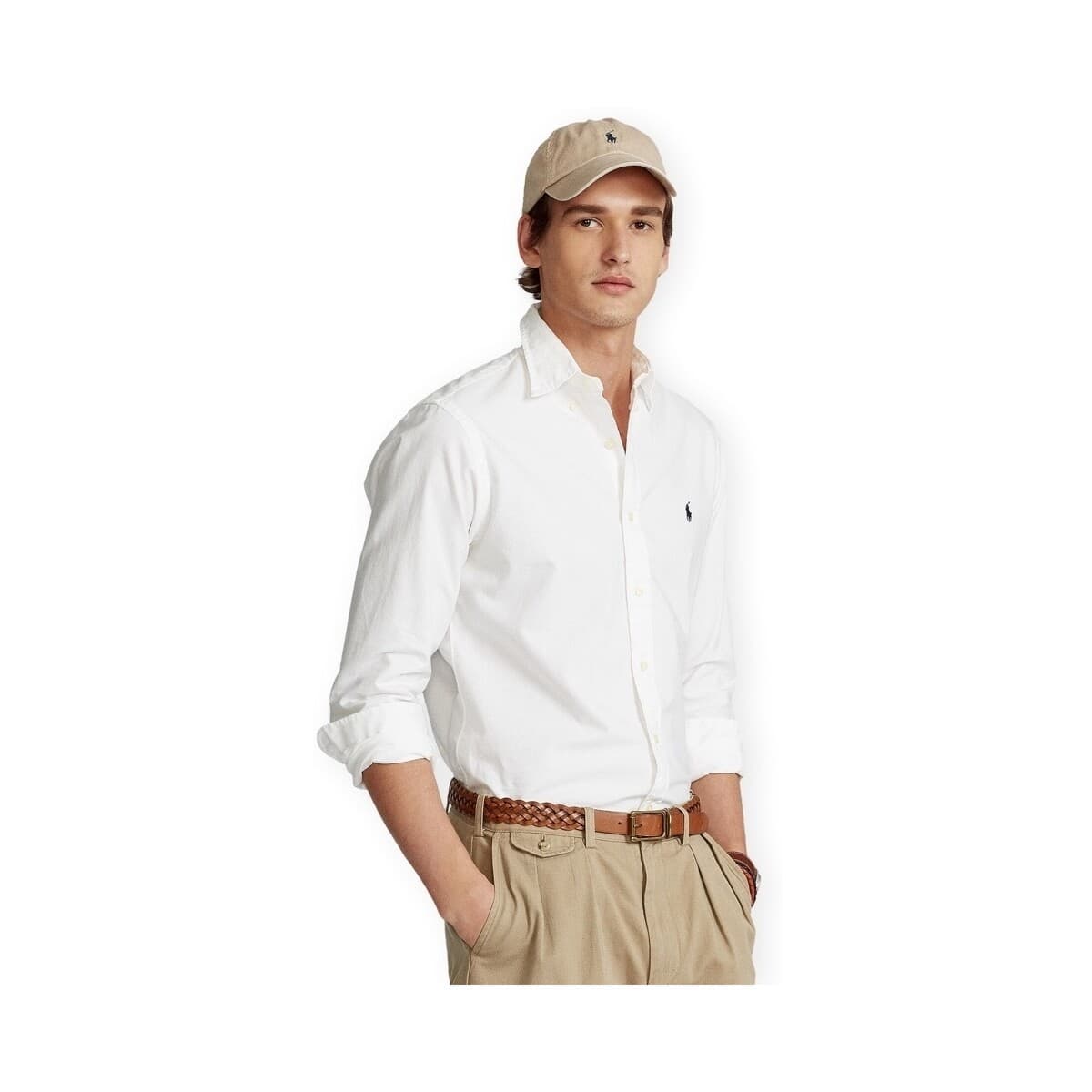 Men's Shirts Polo Ralph Lauren White