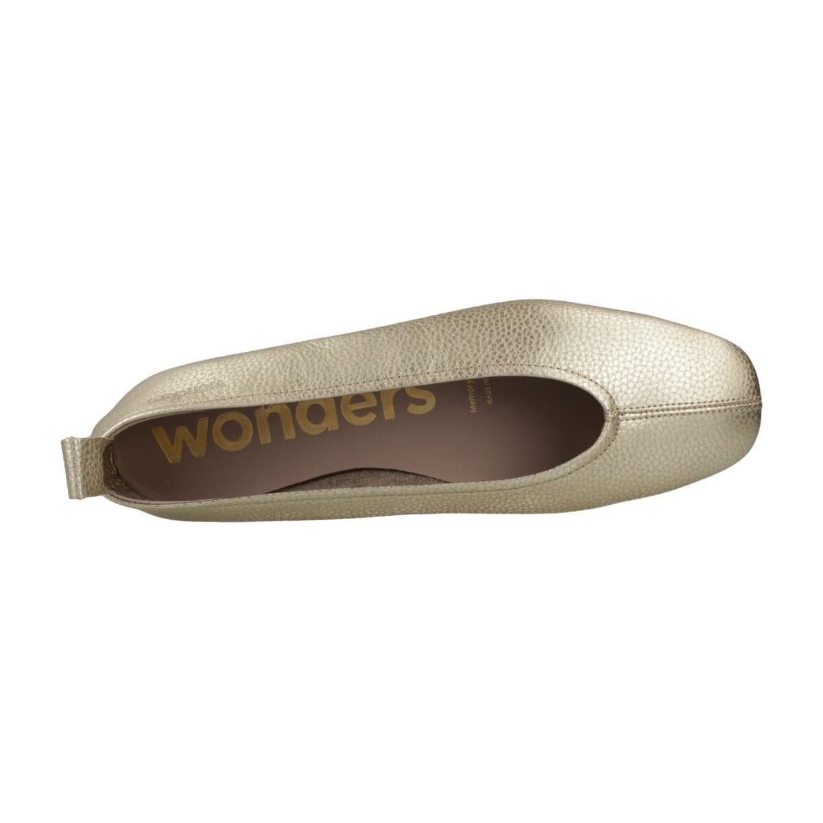 Women's Ballet Flats Wonders Gold