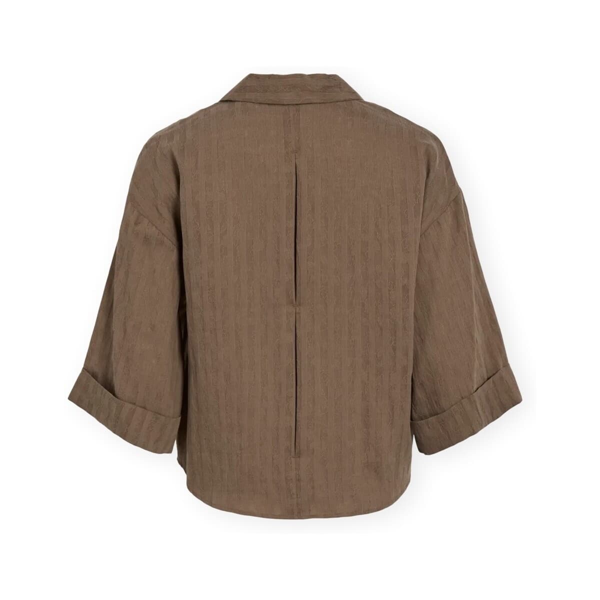 Women's T-Shirts Vila Brown