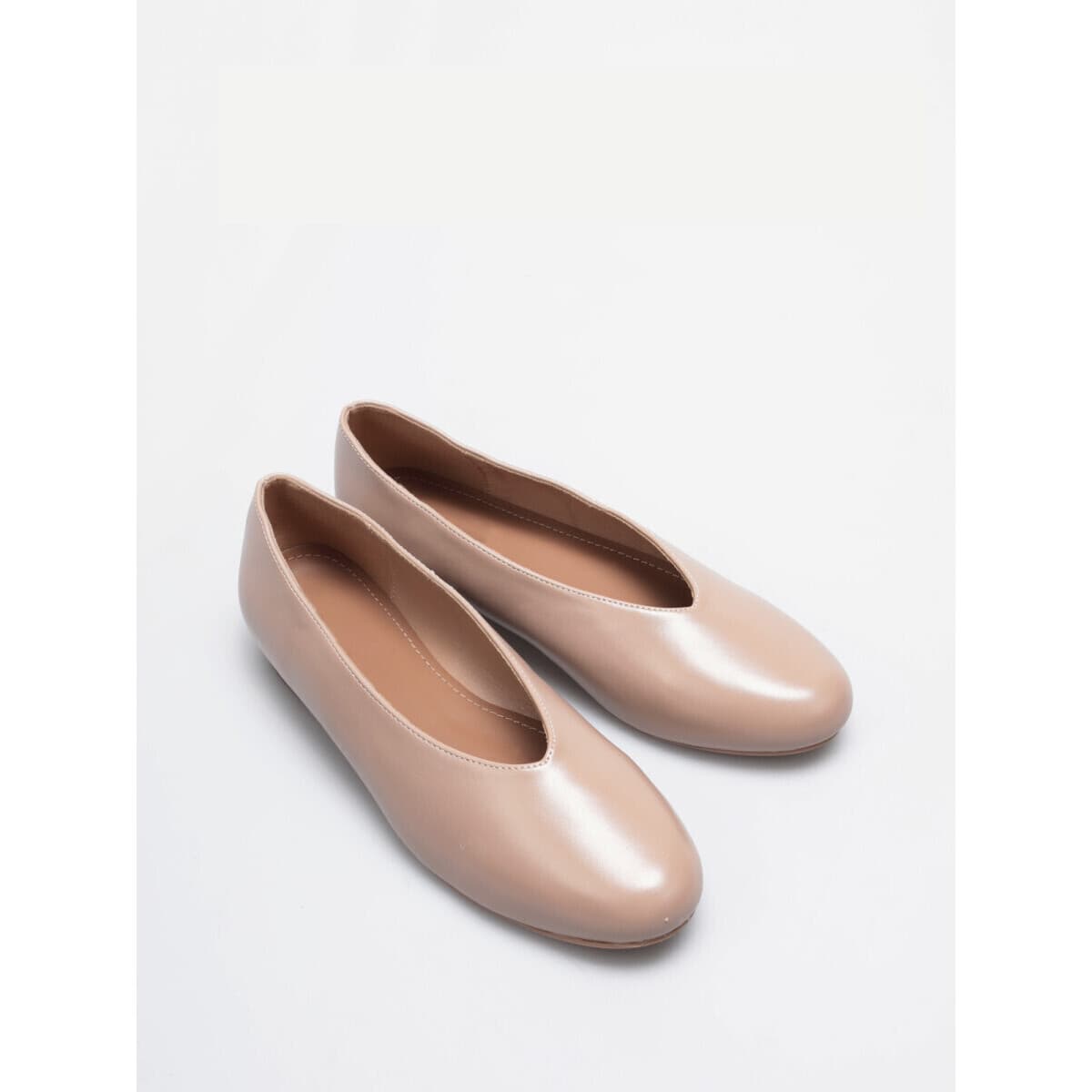 Women's Ballet Flats La Modeuse Beige