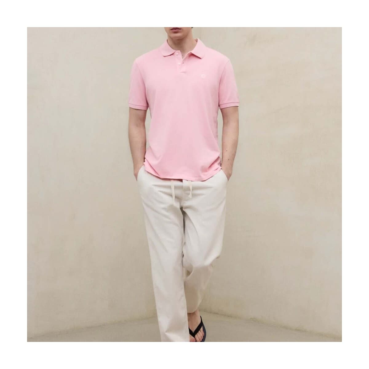Men's Polo Shirts Ecoalf Pink
