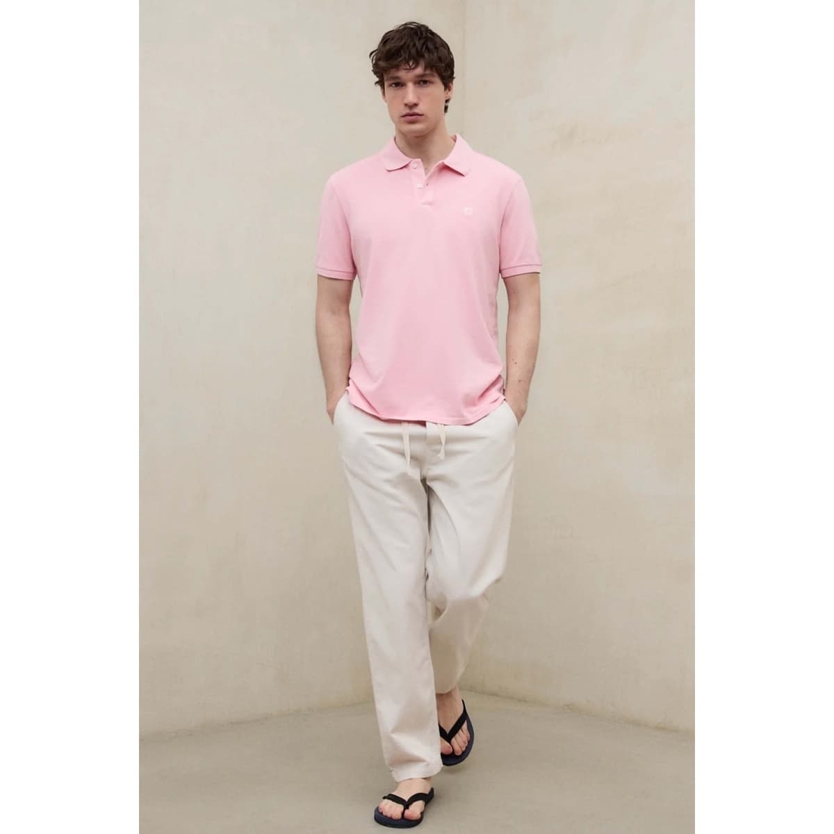 Men's Polo Shirts Ecoalf Pink