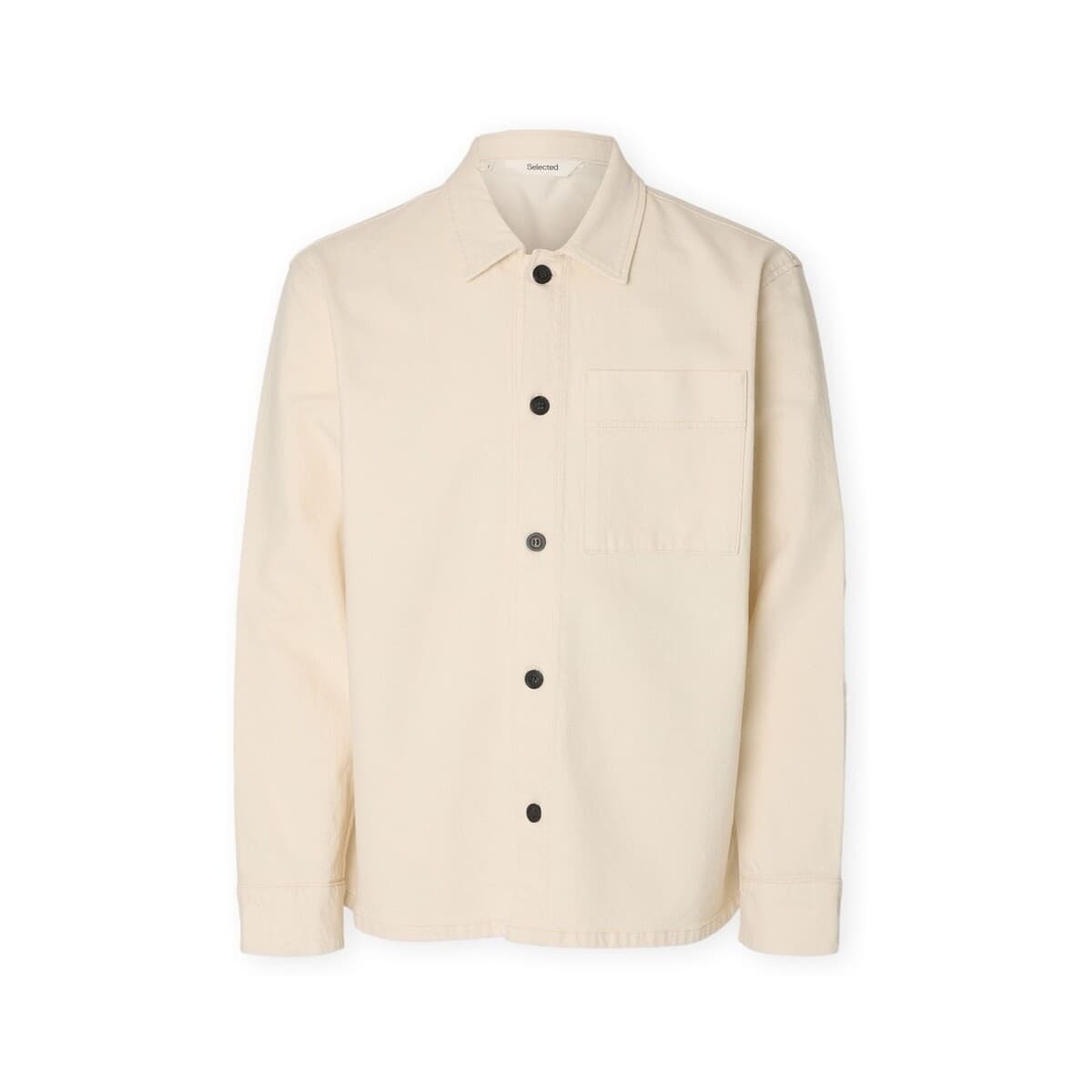 Μπλουζάκια Selected Regular-Jake Jacket - Ecru