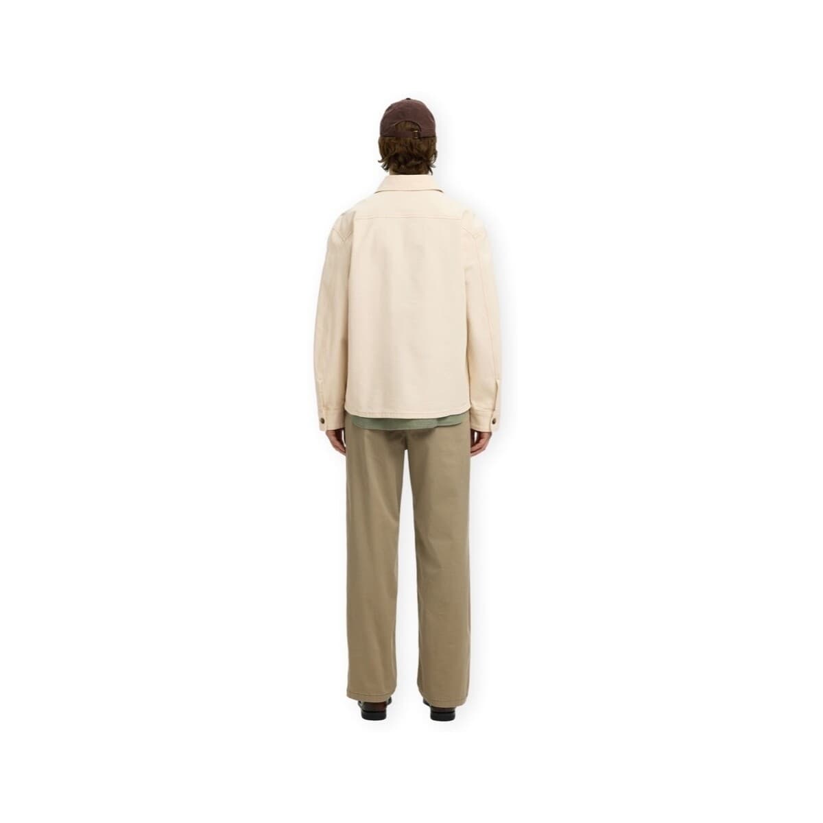 Men's T-Shirts Selected Beige