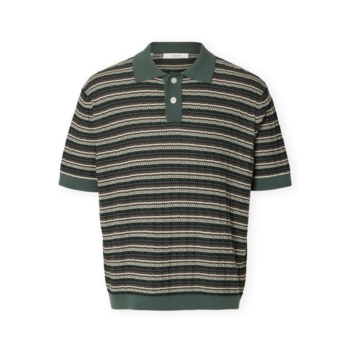 Men's Polo Shirts Selected Green