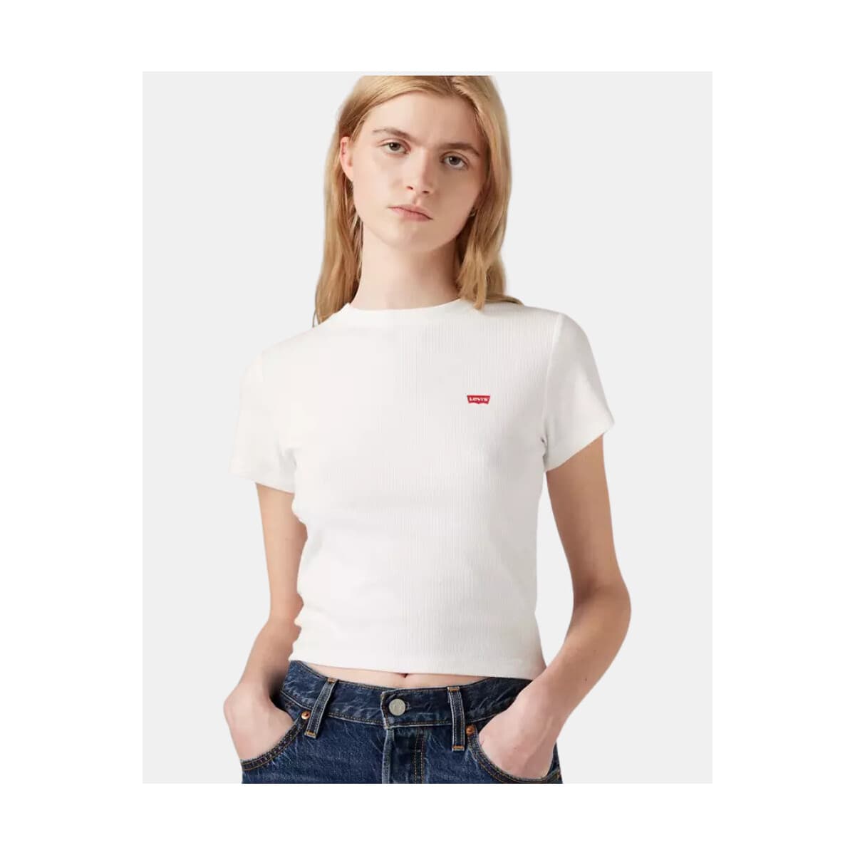 Women's T-Shirts Levis White