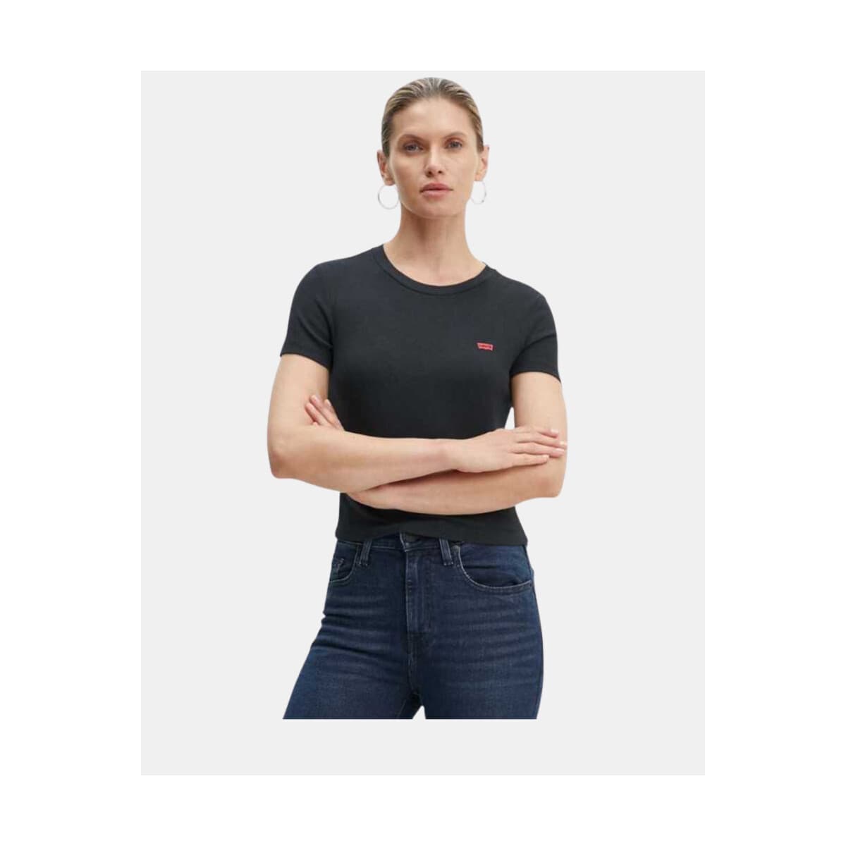 Women's T-Shirts Levis Black