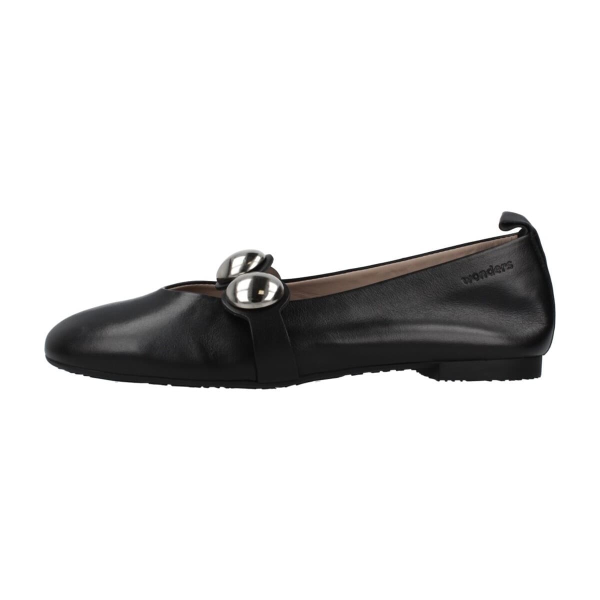 Women's Ballet Flats Wonders Black