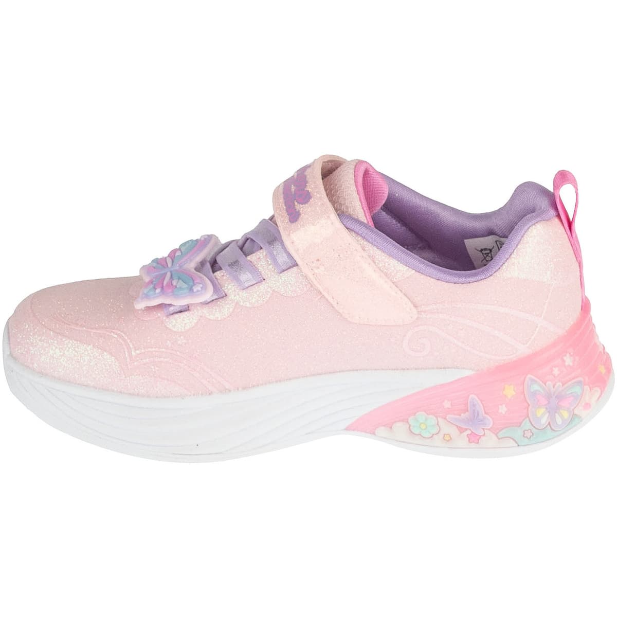 Παιδικό Αθλητικό Παπούτσι για Κορίτσι Skechers Butterfly Bliss με Φωτάκια On/Off Χρώματος Ροζ 303065L-LPMT