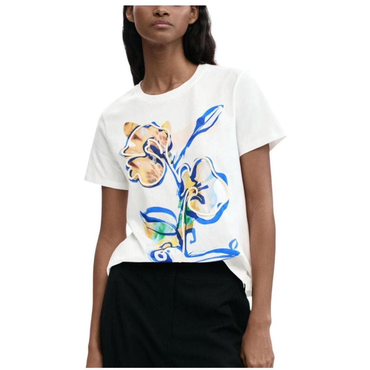 Women's T-Shirts Desigual White