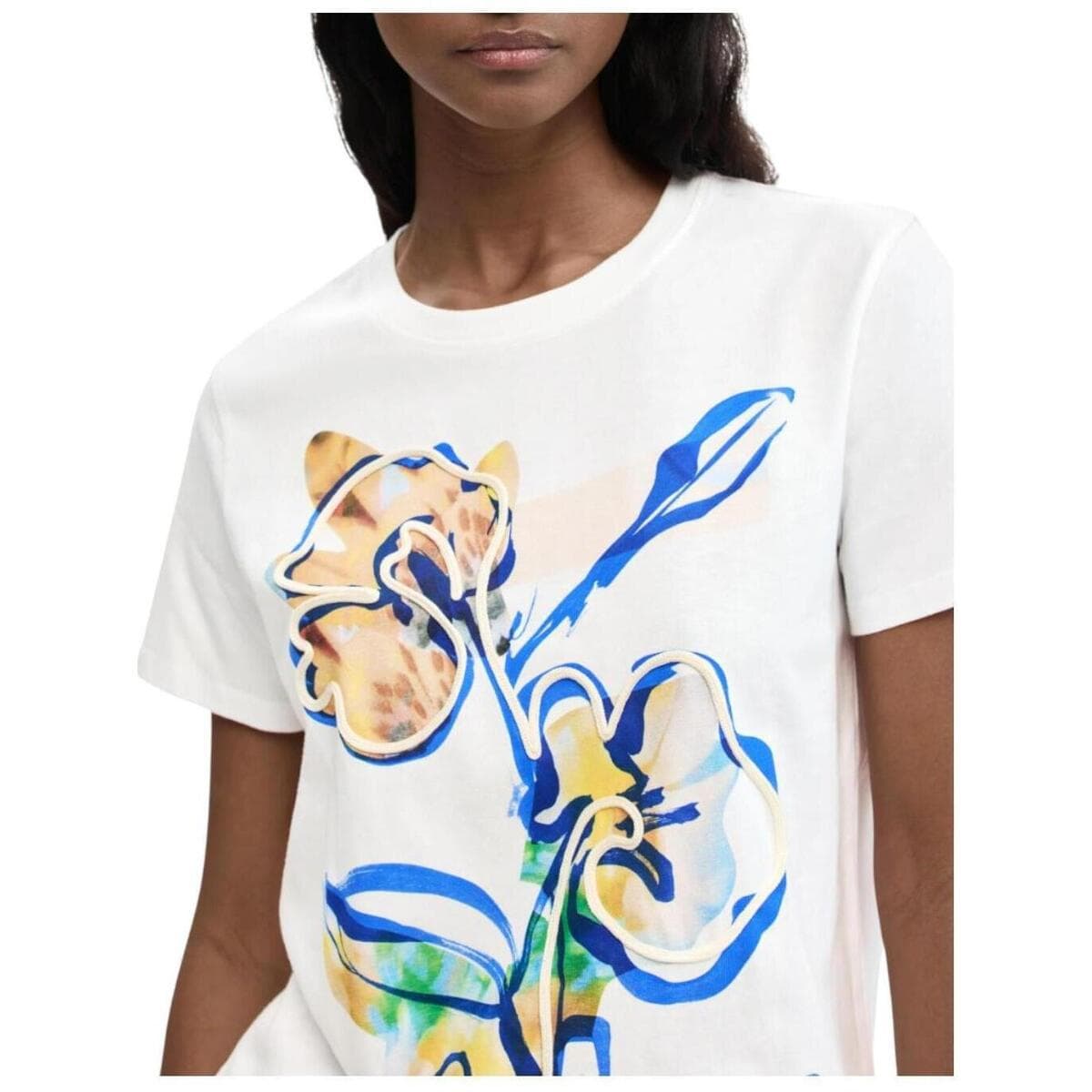 Women's T-Shirts Desigual White