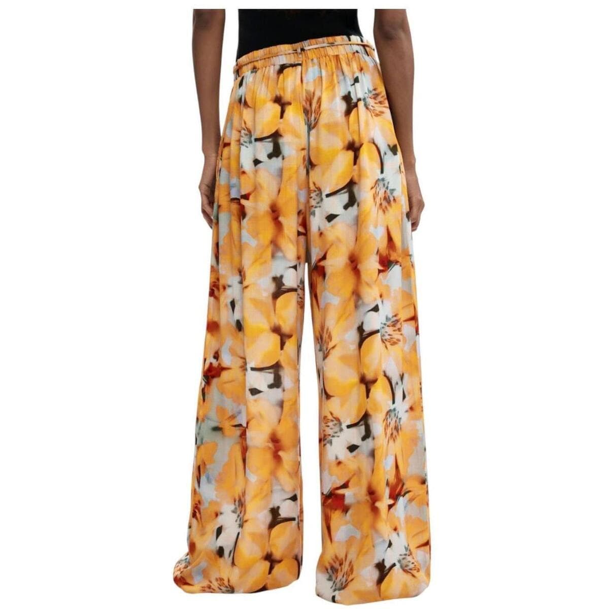 Women's Pants Desigual Yellow