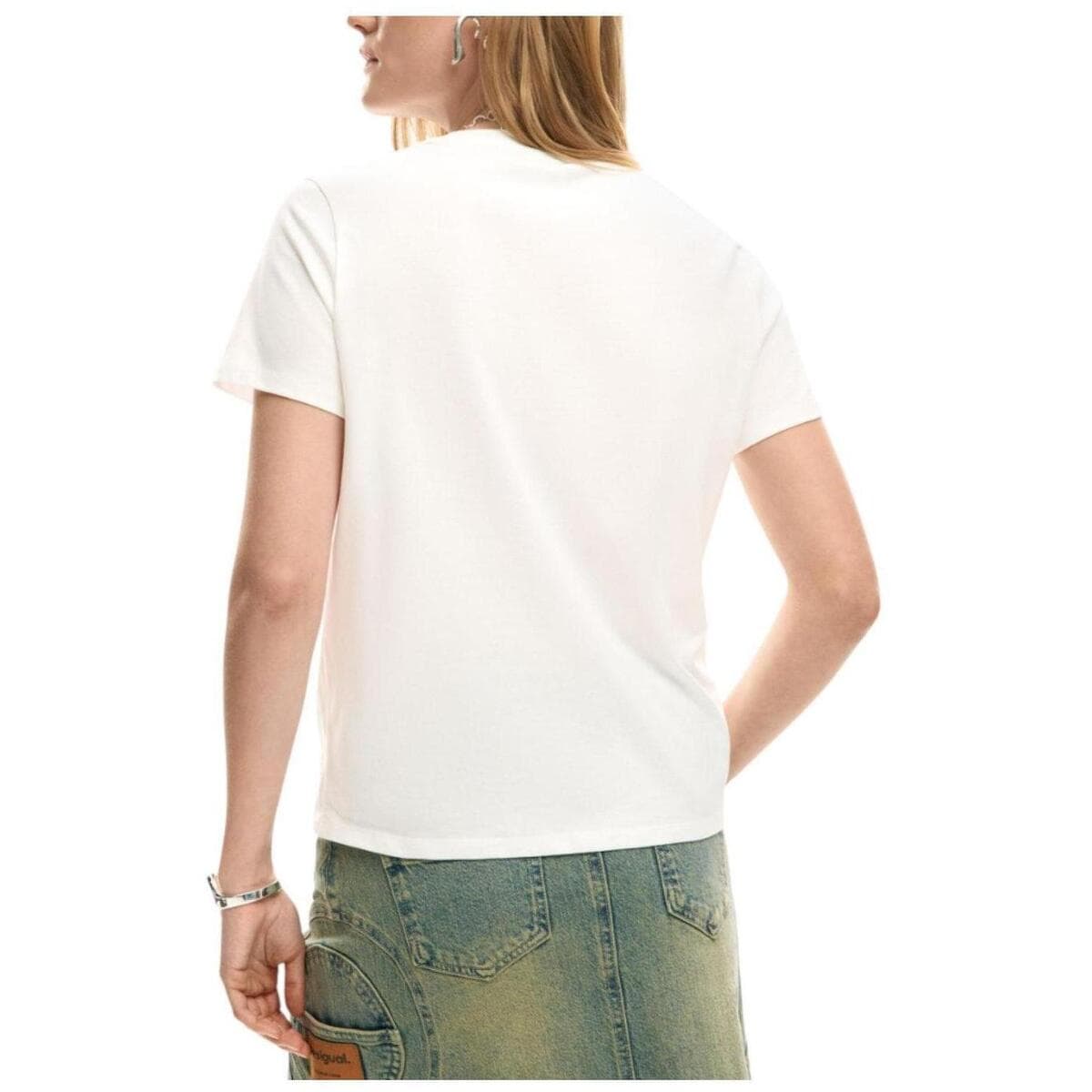 Women's T-Shirts Desigual White