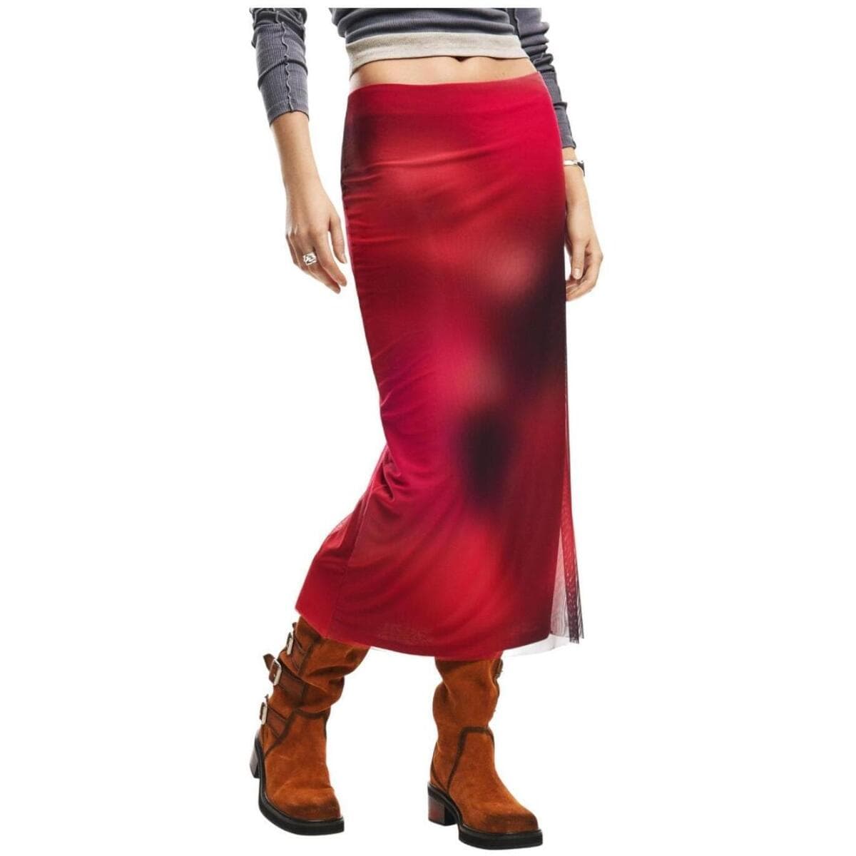 Women's Skirts Desigual Red