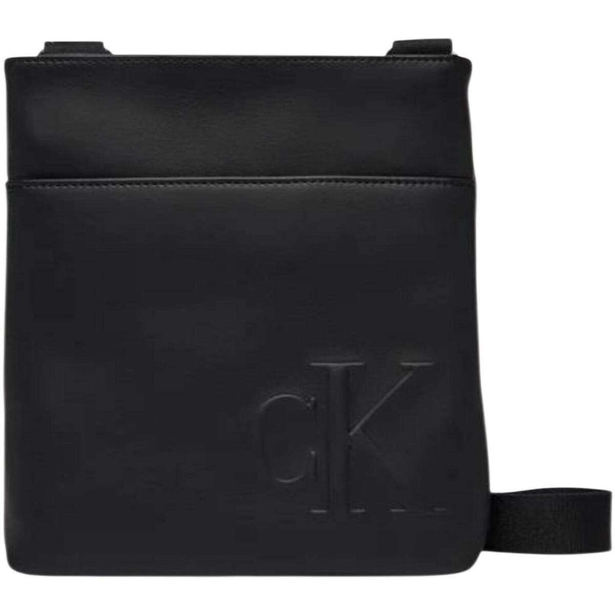 Τσάντες ώμου Calvin Klein Jeans BOLD CK FLATPACK LV04D3344G