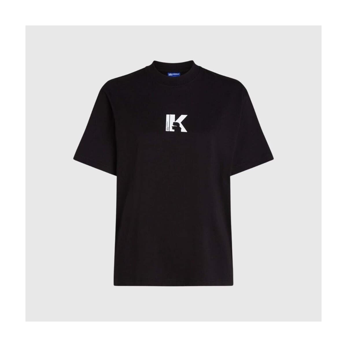T-shirt με κοντά μανίκια Karl Lagerfeld Camisetas Mujer Modèle Klj Slim Ss K Logo Tee