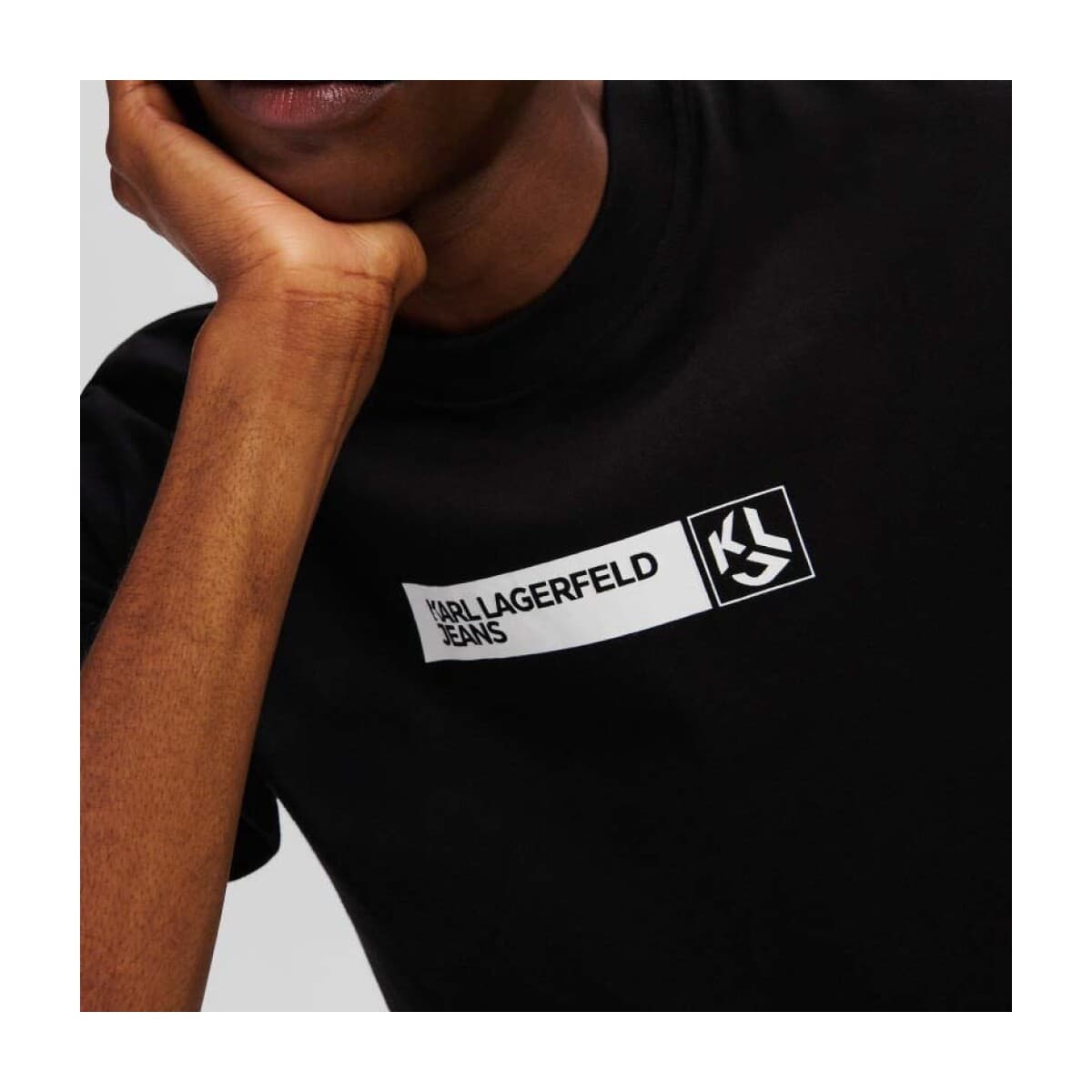 Men's T-Shirts Karl Lagerfeld Black