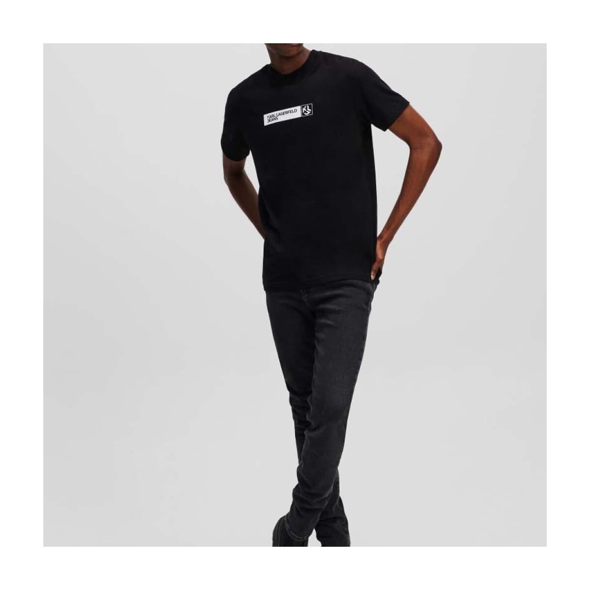 Men's T-Shirts Karl Lagerfeld Black