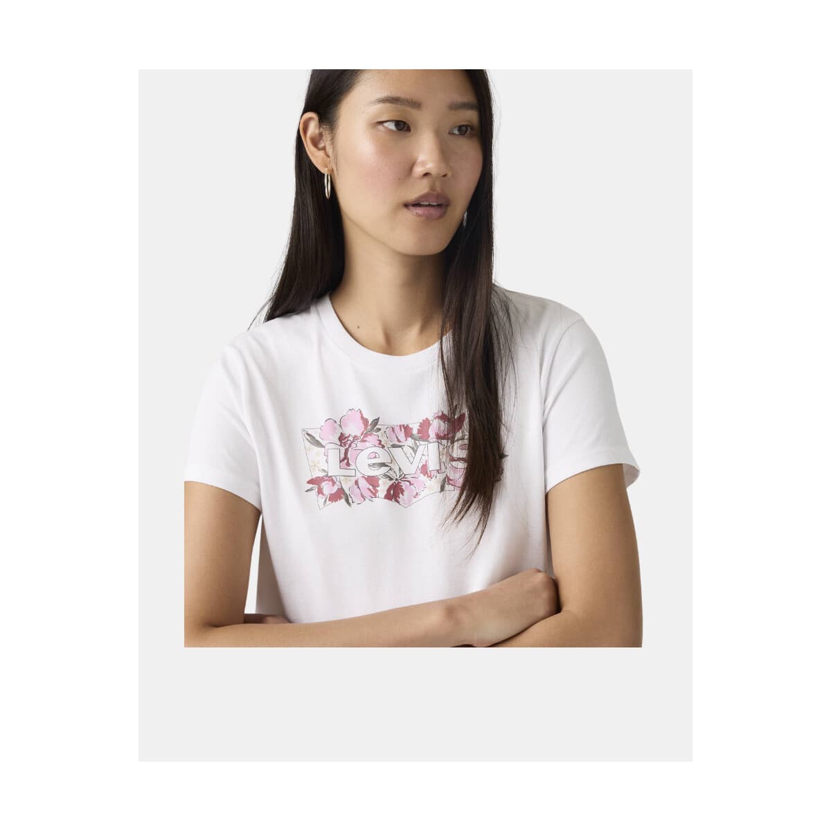 Women's T-Shirts Levis White