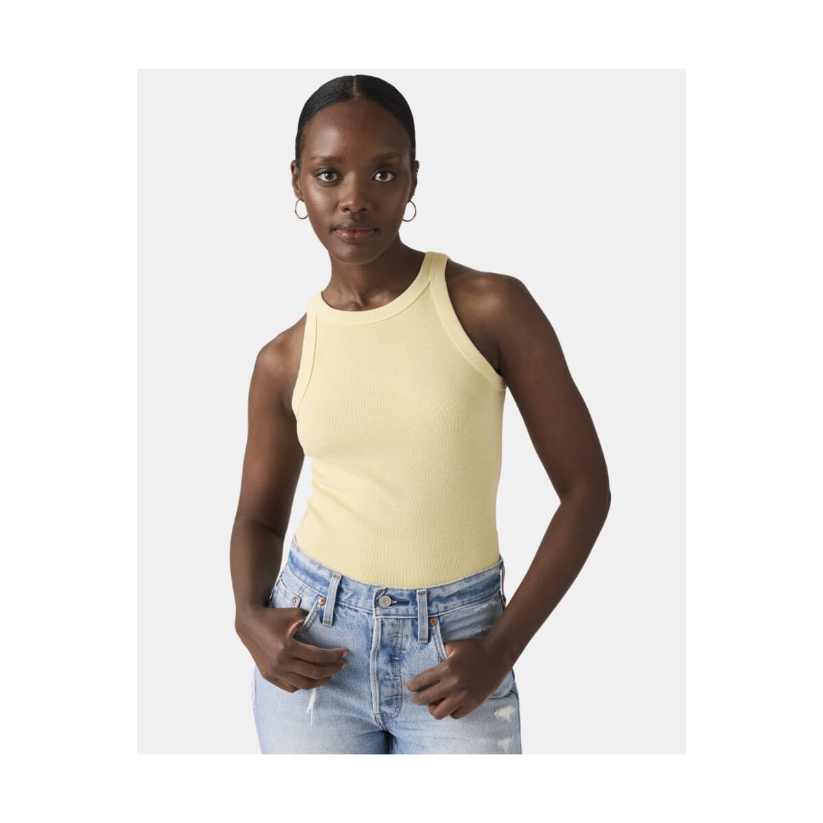 Women's Sleeveless Tops Levis Yellow