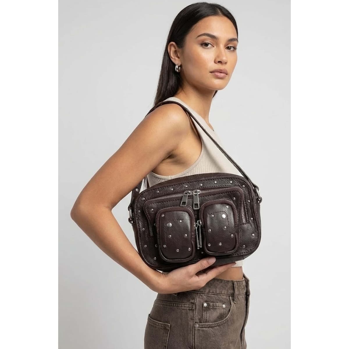 Women's Shoulder Bags Nunoo Brown