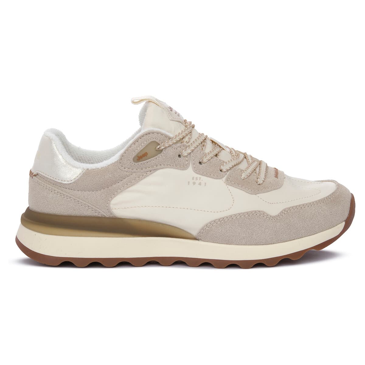 Xαμηλά Sneakers Jeep 098 JARA OFF WHITE