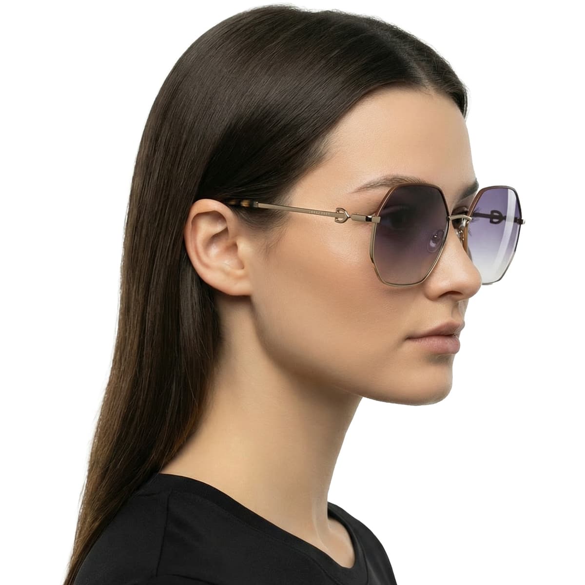 Women's Sunglasses Longchamp Gold