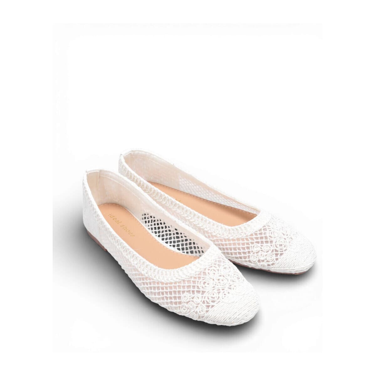 Women's Ballet Flats La Modeuse White