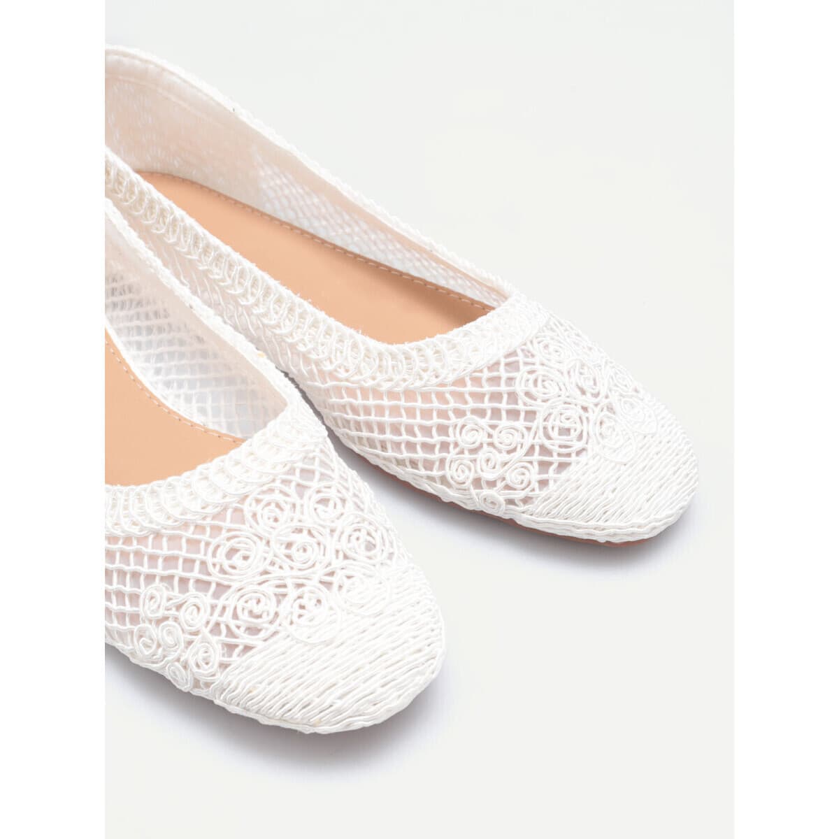 Women's Ballet Flats La Modeuse White