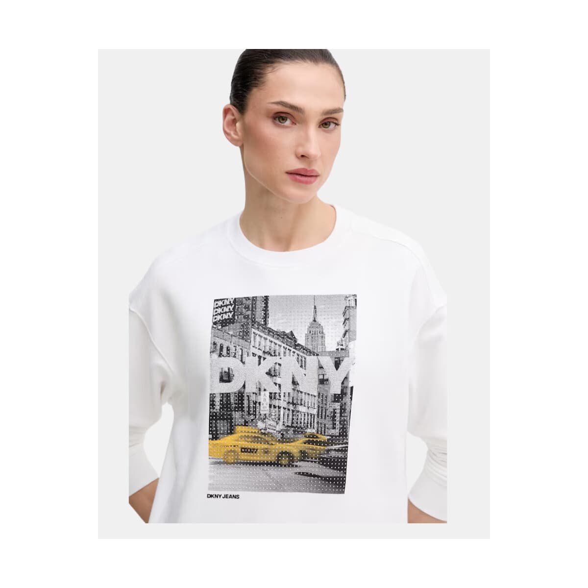 Women's Sports T-Shirts Dkny White