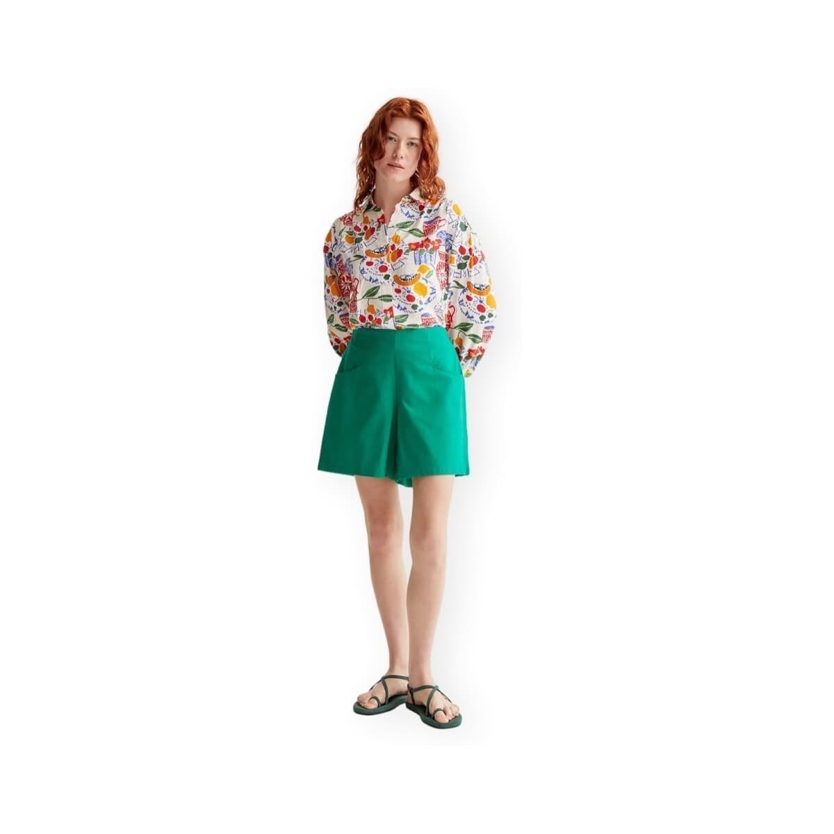 Women's Shorts Compania Fantastica Green