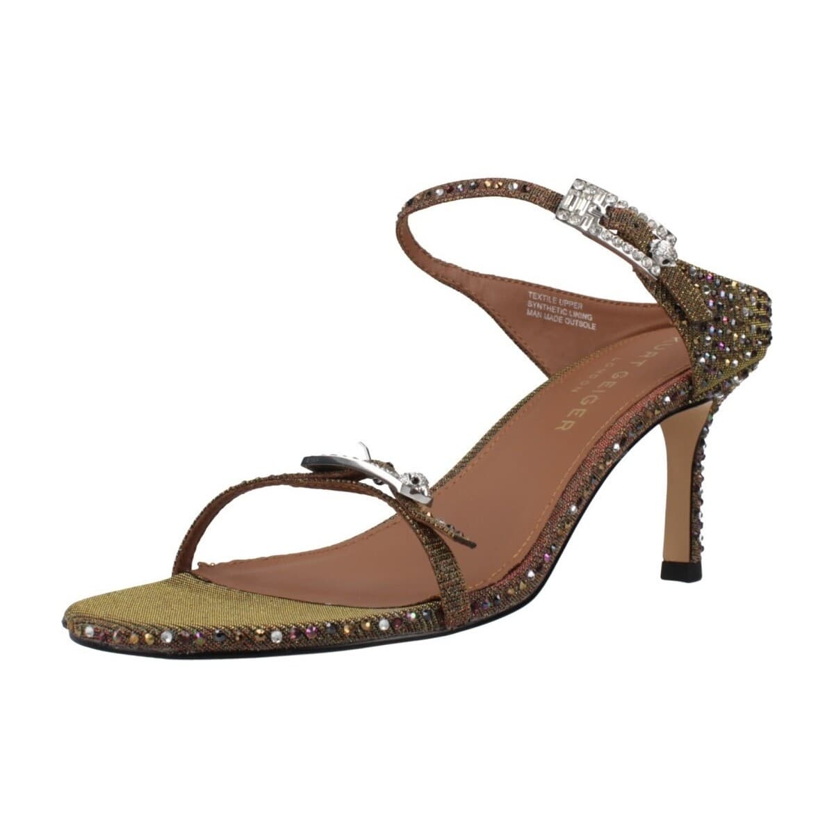 Σανδάλια με τακούνι Kurt Geiger London Sandalias De Fiesta Mujer Modèle Strass Double Buckle Sd