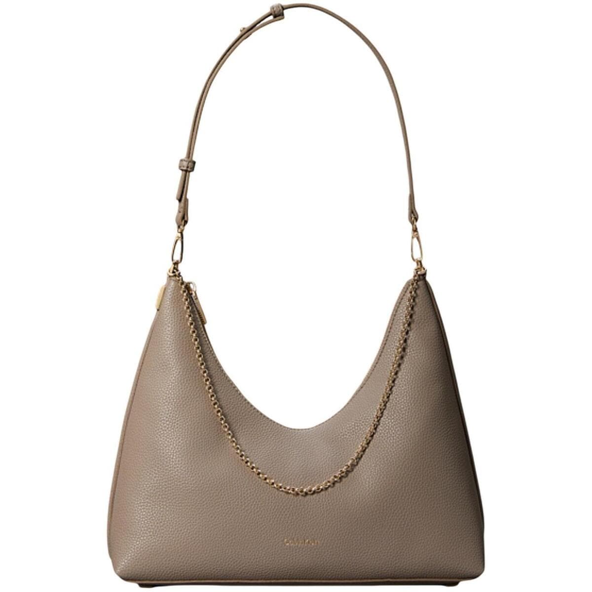 Τσάντες ώμου Calvin Klein Jeans EMBLEM HW PEBBLE LV04F3495G