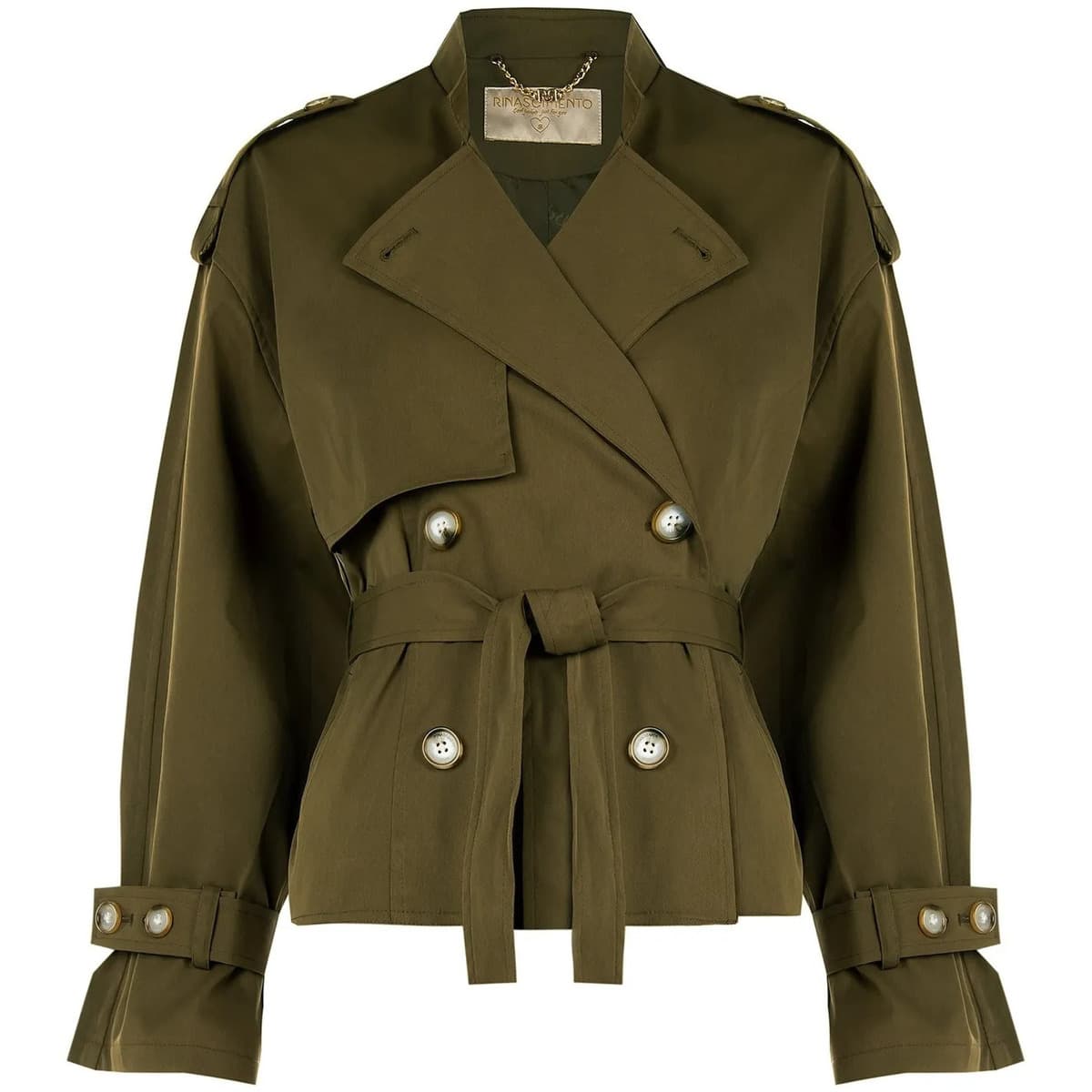 Women's Coats Rinascimento Khaki
