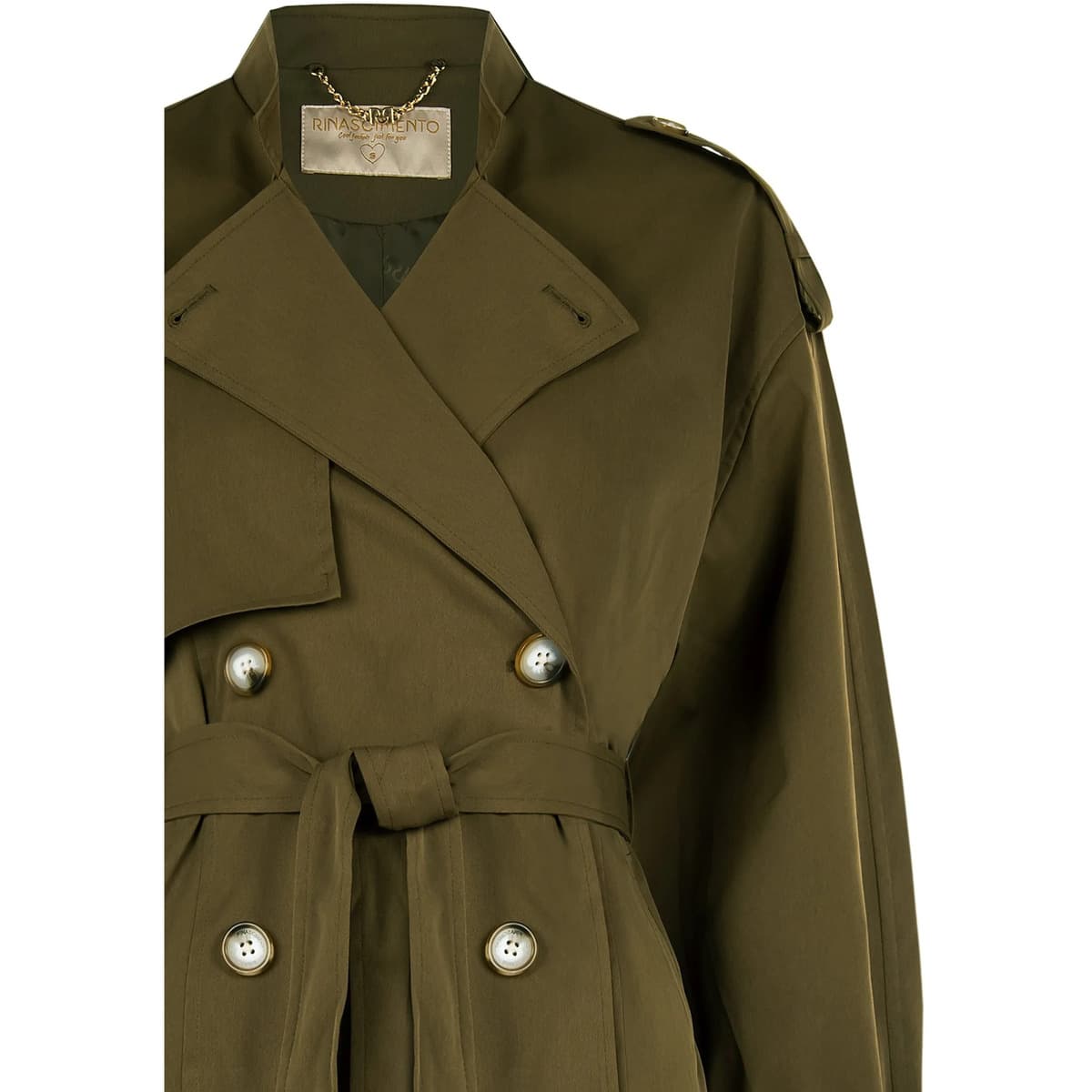 Women's Coats Rinascimento Khaki