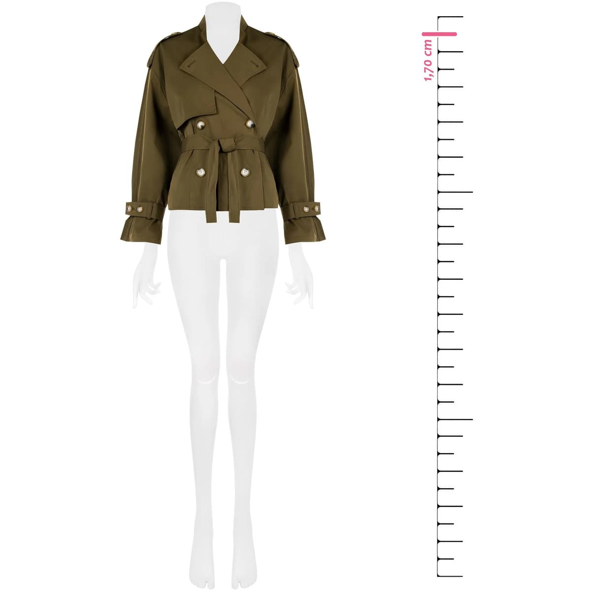 Women's Coats Rinascimento Khaki