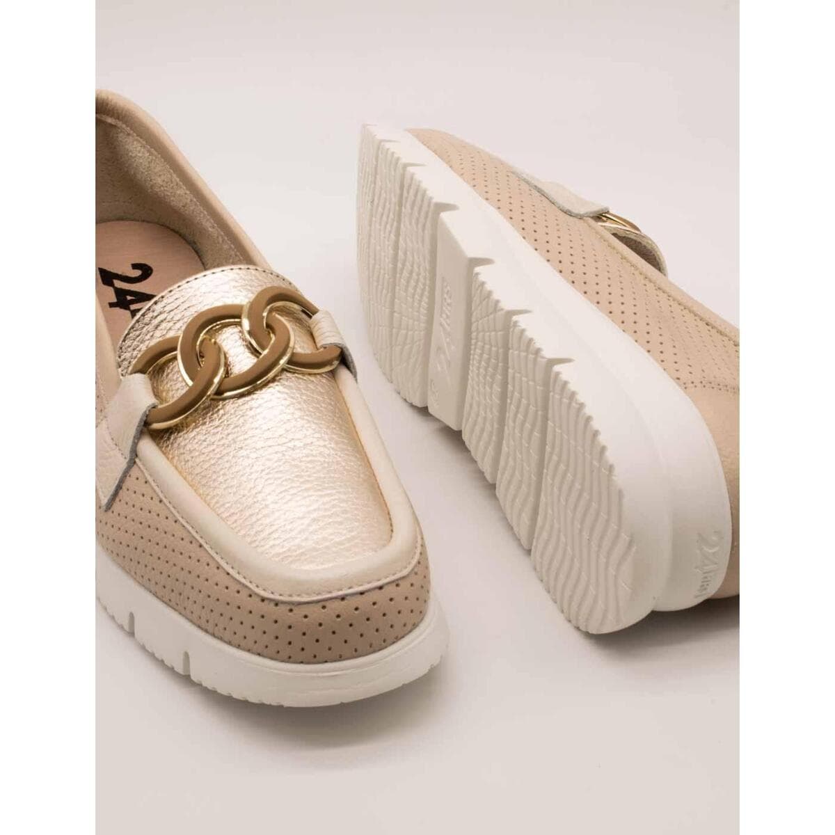 Women's Loafers 24 Hrs Beige
