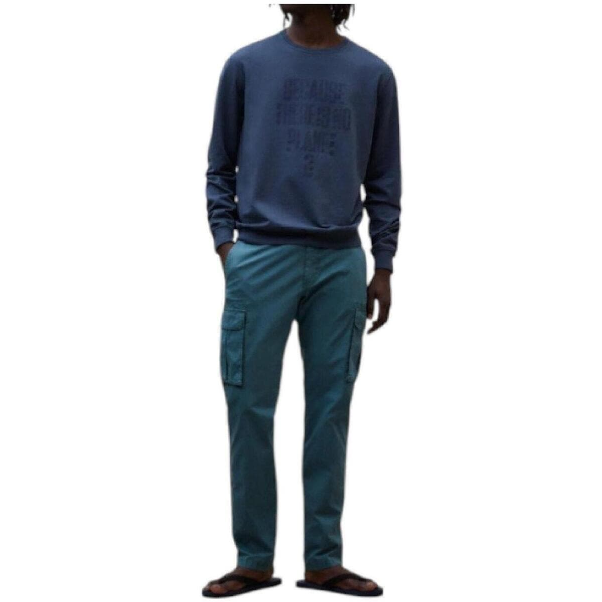 Men's Sports T-Shirts Ecoalf Blue