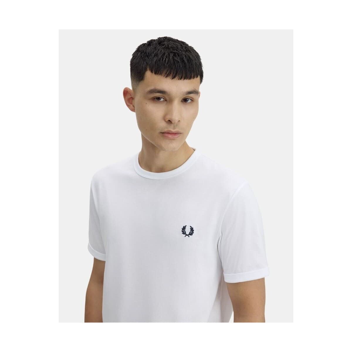 Men's T-Shirts Fred Perry White