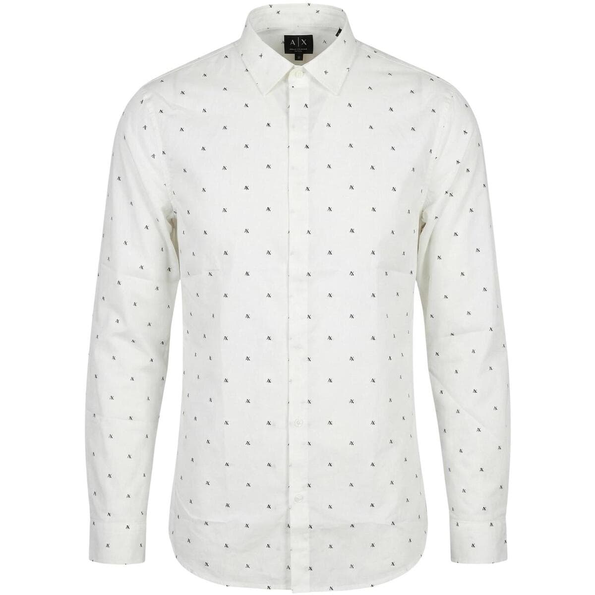 Men's Shirts EAX White