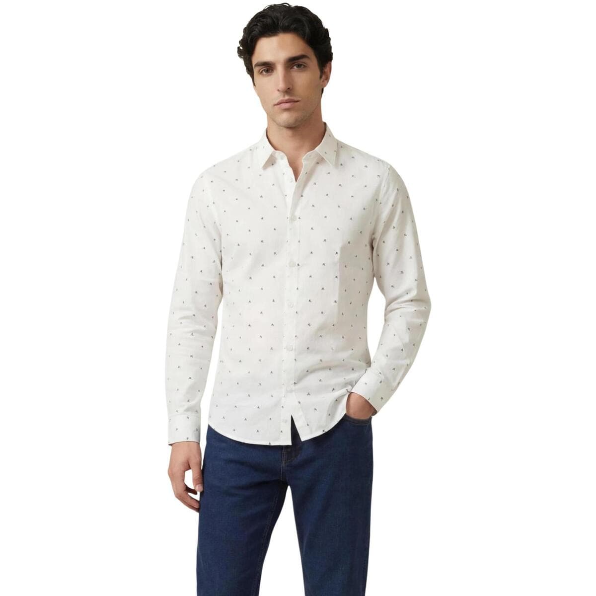 Men's Shirts EAX White