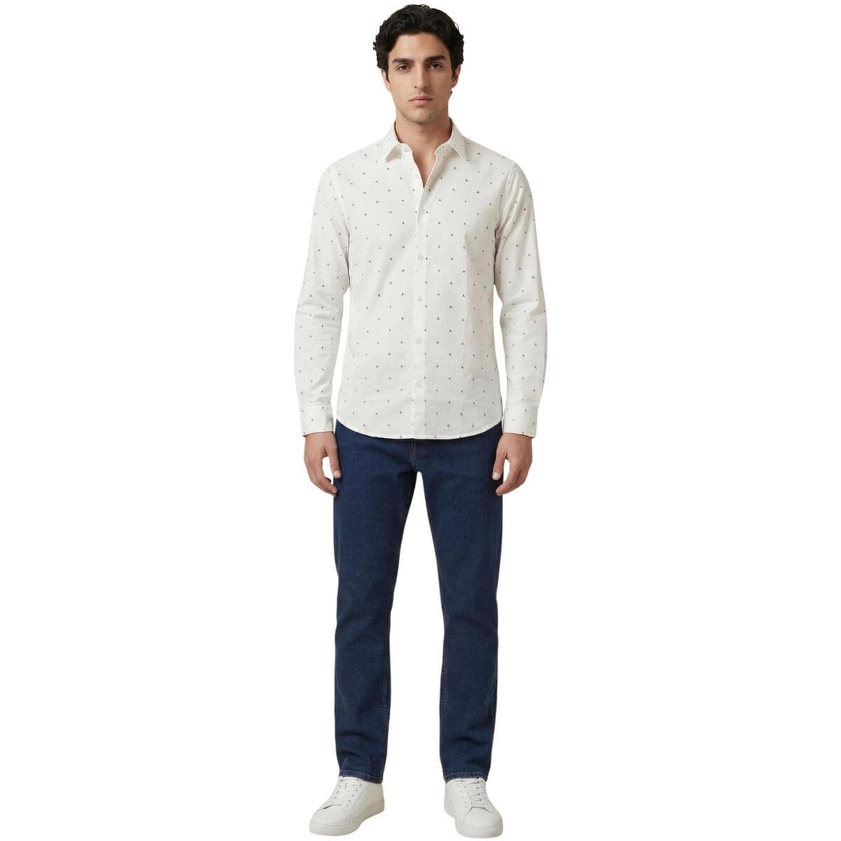 Men's Shirts EAX White