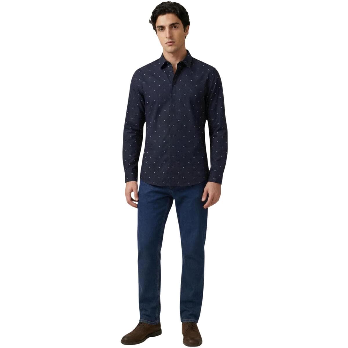 Men's Shirts EAX Blue